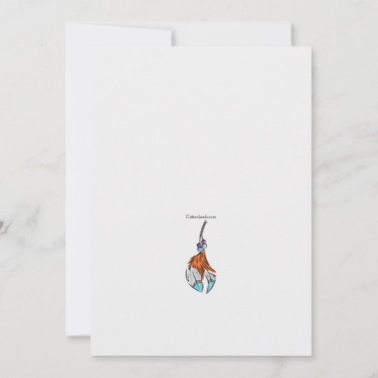 Drocatcher Birthday Uitnodiging (Achterkant)