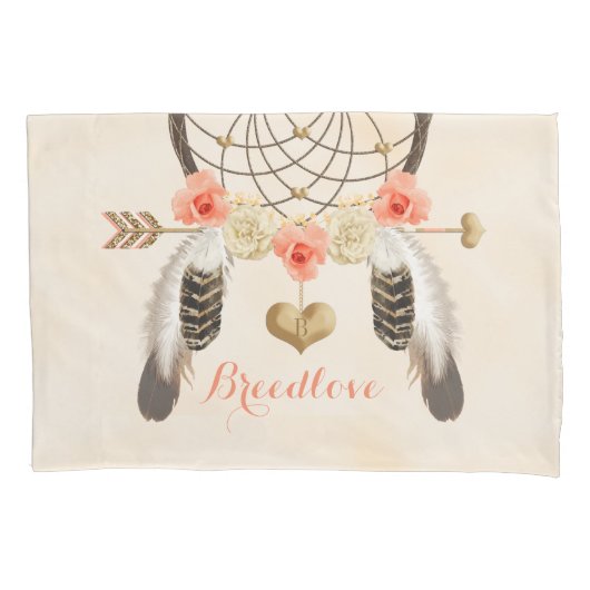 Drocatcher Boho Bohemian Pillowcases Kussensloop (Voorkant)