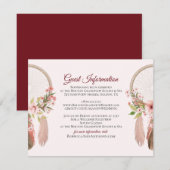 Drocatcher | Kaart gastinformatie invoegen (Voorkant / Achterkant)