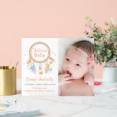 Drocatcher New Baby Newborn Aankondiging geboorte Acryl Bord (Huwelijk)