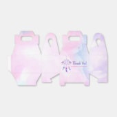 Drocatcher roze paarse blauwgroen kinderfeestje bedankdoosjes (Uitgevouwen)