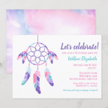 Drocatcher roze paarse blauwgroen kinderfeestje