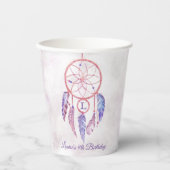 Drocatcher Slapepover Elke Age Birthday Party Papieren Bekers (Voorkant)