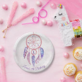 Drocatcher Sleepover Birthday Party Papieren Bordje (Feest)