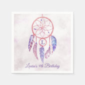 Drocatcher Sleepover Birthday Party Servet (Voorkant)