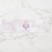 Drocatcher Sleepover Birthday Party Waterfles Etiket (Enkel label)