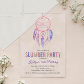 Drocatcher Slumber Party Birthday Acryl Uitnodigingen