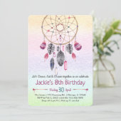 Drocatcher Slumber Party Birthday Kaart (Staand voorkant)