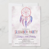 Drocatcher Slumber Party Birthday Uitnodigingen (Voorkant)