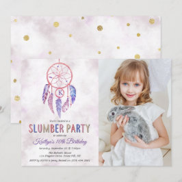 Drocatcher Slumber Party Elke Leeftijd Foto Birthd Kaart
