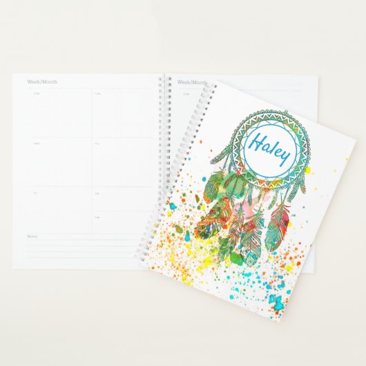 Drocatcher splatter gepersonaliseerd planner (Display)