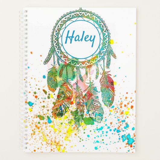 Drocatcher splatter gepersonaliseerd planner (Voorkant)
