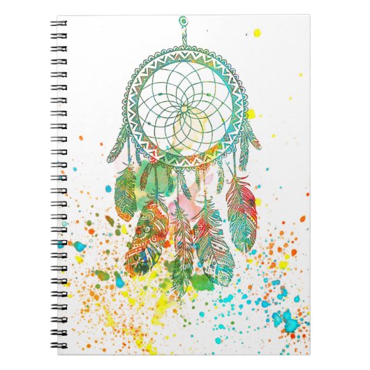 Drocatcher splatter notitieboek (Voorkant)