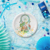 Drocatcher splatter papieren bordje (Feest)