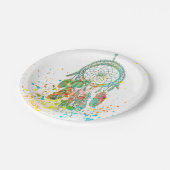 Drocatcher splatter papieren bordje (Gekanteld)