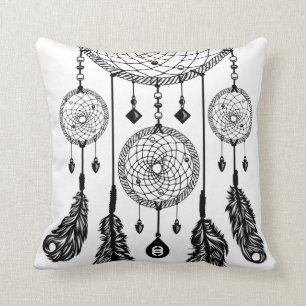 Drocatcher - Square Pillow (White) Kussen