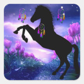 Drocatcher Vierkante Sticker (Voorkant)