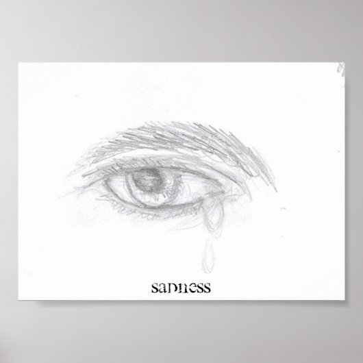 droefheid poster (Voorkant)