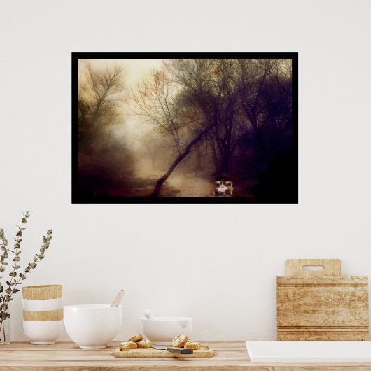 droefheid vliegt weg... poster (Keuken)