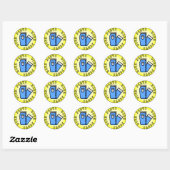 droeg broek (Adulting Merit Badge) Ronde Sticker (Vel)