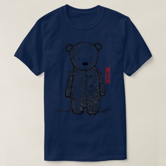 droevig beer1 t-shirt (Design voorkant)