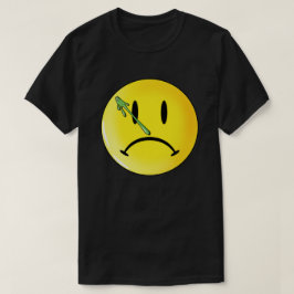 Droevig gezicht emoji met Booger T-shirt