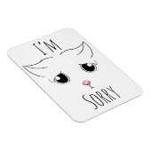 Droevig kattengezicht: Het spijt me Magneet (Rechterzijde)