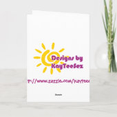 Droevig mijden - zuigt Uw Kerk Wenskaart Kaart (Achterkant)