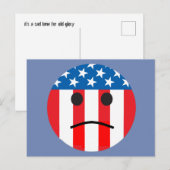 droevig patriottisch briefkaart (Voorkant / Achterkant)