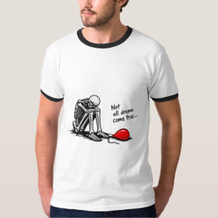 Droevig Skelet Halloween T-shirt