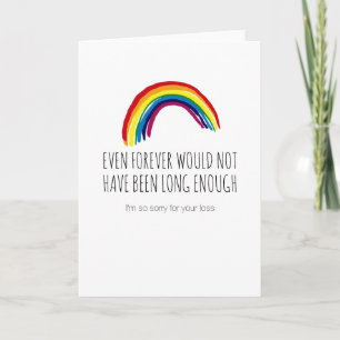 Droevig voor uw Verlies   de Sympathie van het Kaart