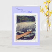 Droevig, voor uw, Verlies Kaart (Gele Bloem)