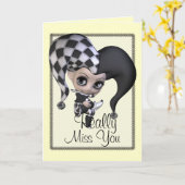 Droevig Weinig Nar Kaart (Gele Bloem)