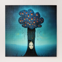 droevige boom legpuzzel