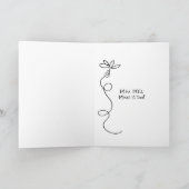 droevige chimpansee Miss U Kaart (Binnen)