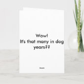 Droevige Engelse Mastiff die het Pet van de Partij Kaart (Achterkant)