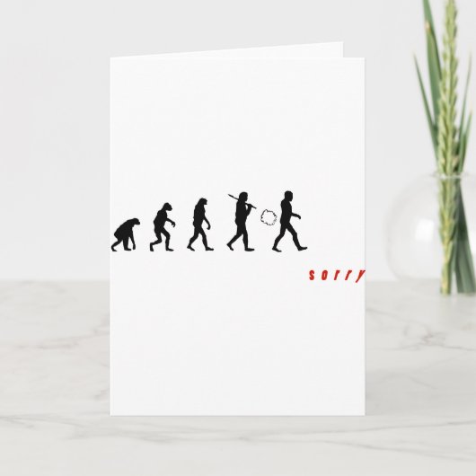 Droevige I Farted! Kaart (Voorkant)