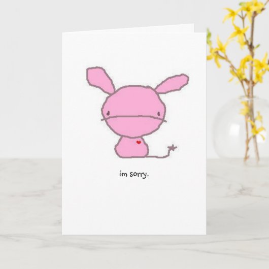 droevige kaart (Gele Bloem)