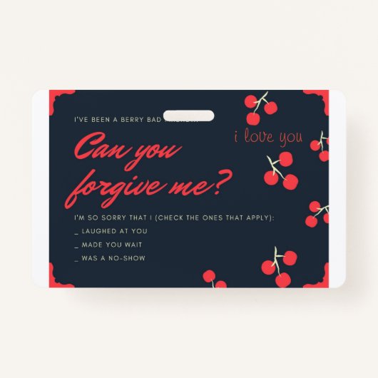 droevige kaart badge (Voorkant)