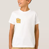 Droevige Kaaswig Cartoon Kinderen T-shirt (Voorkant)