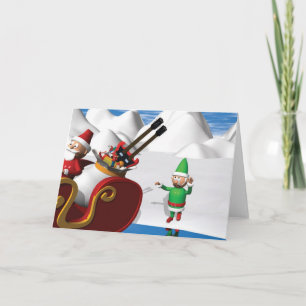 Droevige Kerstmis van het elf Feestdagen Kaart