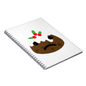droevige kerstpudding notitieboek (Rechterzijde)