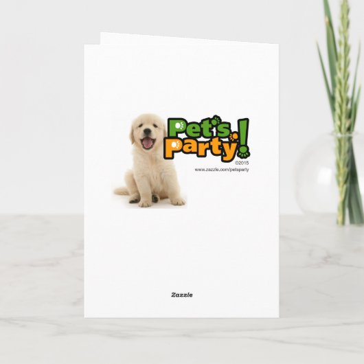 Droevige Pug Kaart (Achterkant)