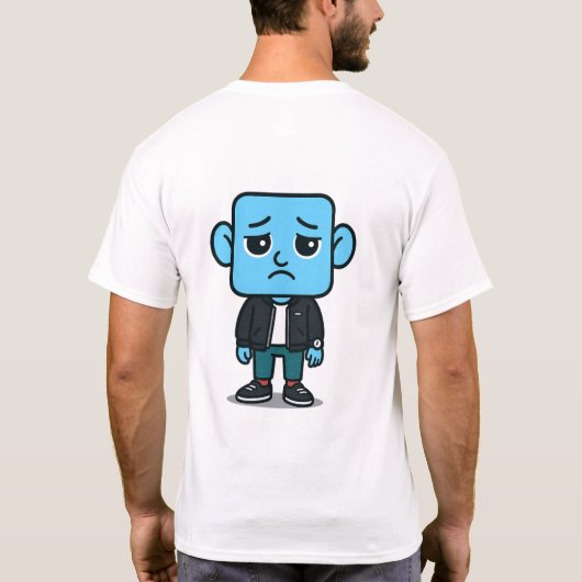 Droevige Smilo T-shirt - Emotioneel ontwerp (Achterkant)