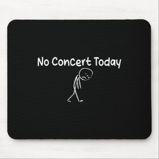Droevige Stick Figure Muziek Liefhebbers Geen Conc Muismat