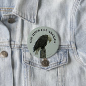 Droevige tijden voor Amerika - Ronde Button 7,6 Cm (In situ)