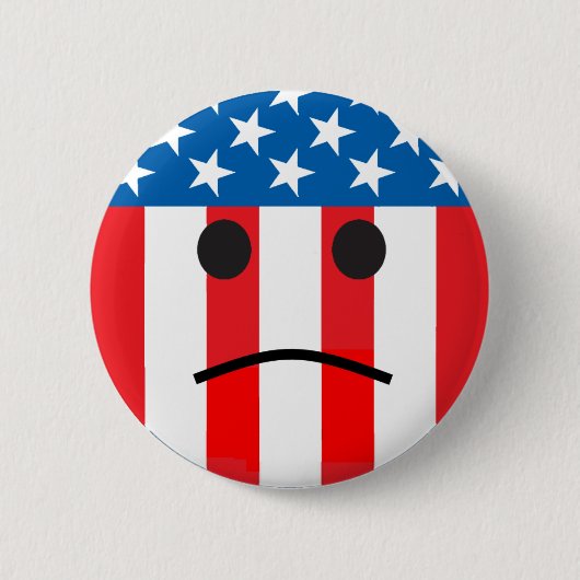 droevige vlag ronde button 5,7 cm (Voorkant)