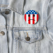 droevige vlag ronde button 5,7 cm (In situ)