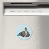 Droevige Zeemeermin Magneet (Insitu (Vaatwasser))