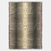 Drog Blanket met meerdere kleuren Fringe, lui Warm Deken (Voorkant Verticaal)